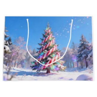 Magischer Lebkuchen-Christbaum Große Geschenktüte