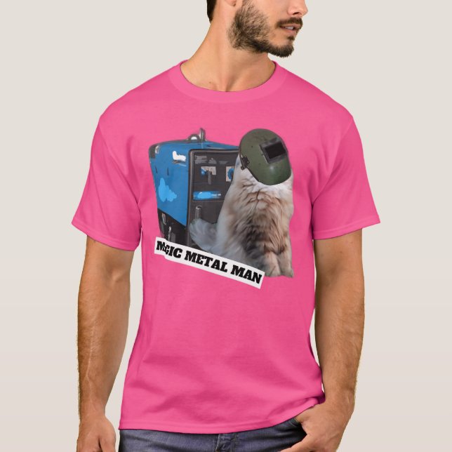 Magischer Metallmann T-Shirt (Vorderseite)