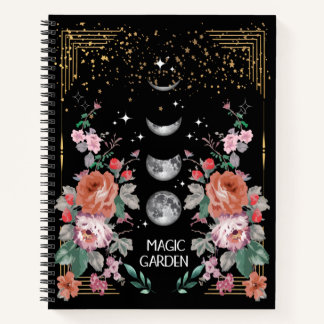 Magischer Mondgarten Notizbuch