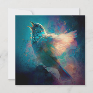 Magischer Mystischer Singvogel singt sein Lied