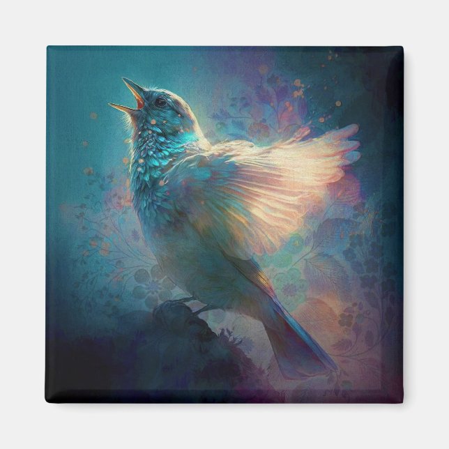 Magischer Mystischer Songbird, der seinen Song sin Magnet (Vorne)