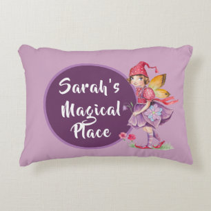 Magischer Ort Purple Fairy Custom  Dekokissen