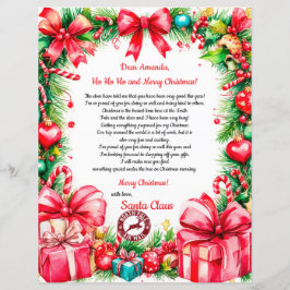 Magischer personalisierter Brief von Santa Claus