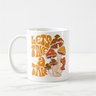 Magischer Pilz Lass Uns Reise Psychedelische Rave Kaffeetasse