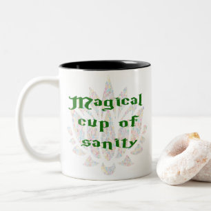 Magischer Pokal der Nächstenliebe Zweifarbige Tasse