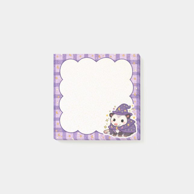 Magischer Possum Post-it Klebezettel (Vorderseite)