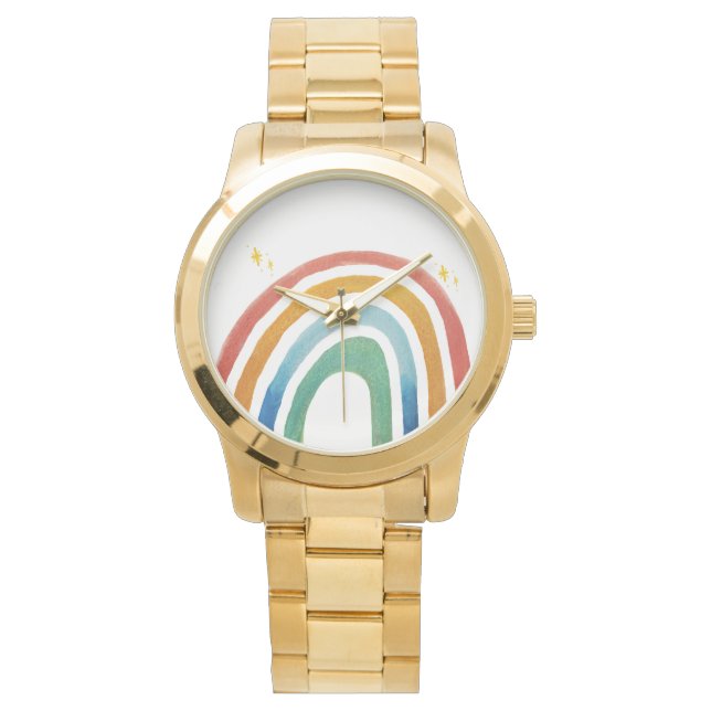 Magischer Regenbogen Armbanduhr (Vorderseite)