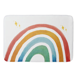 Magischer Regenbogen Badematte