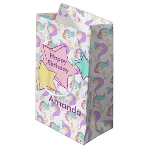 Magischer Regenbogen Birthday Unicorns Party Kleine Geschenktüte