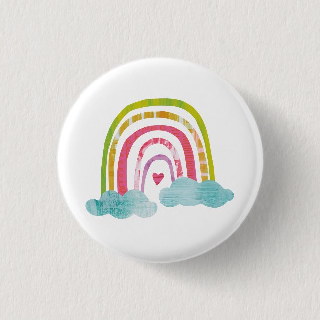 Magischer Regenbogen Button (Vorderseite)