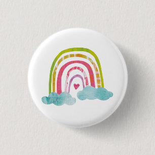 Magischer Regenbogen Button