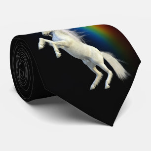 Magischer Regenbogen-Einhorn-Liebhaber Fantasy Krawatte