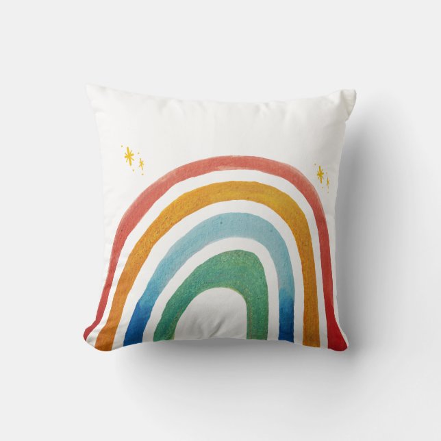 Magischer Regenbogen Kissen (Vorderseite)