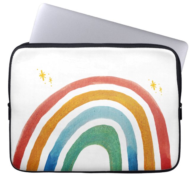 Magischer Regenbogen Laptopschutzhülle (Vorderseite)