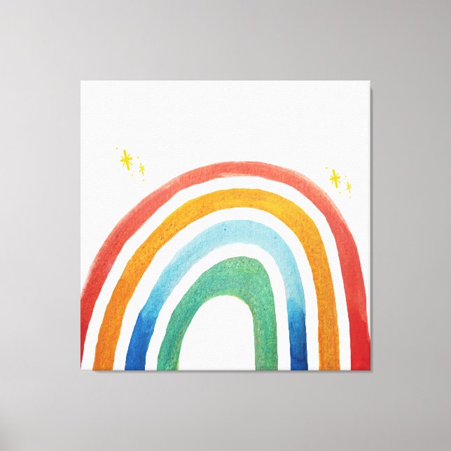 Magischer Regenbogen Leinwanddruck (Vorderseite)