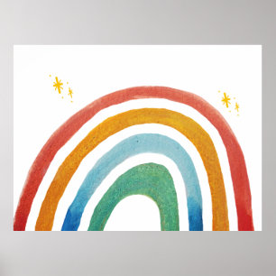 Magischer Regenbogen Poster