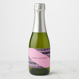 Magischer rosa Hintergrund Name Personalisiert