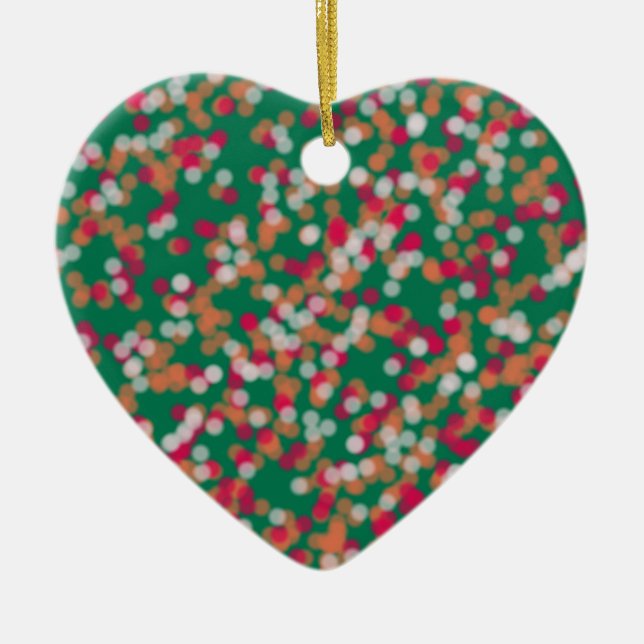 magischer Sand und Stern mit zufälliger Farbe Keramik Ornament (Vorne)