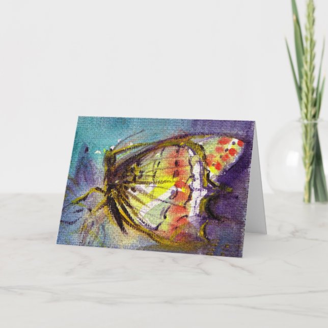 MAGISCHER SCHMETTERLING / Muttertag Karte (Vorderseite)