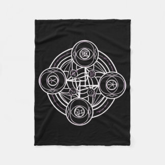 Magischer Sigil (Siegel)-Aufkleber18 Fleecedecke