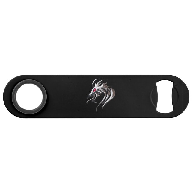 Magischer Silberdrache Speed Flaschenöffner (Vorderseite (Horizontal))