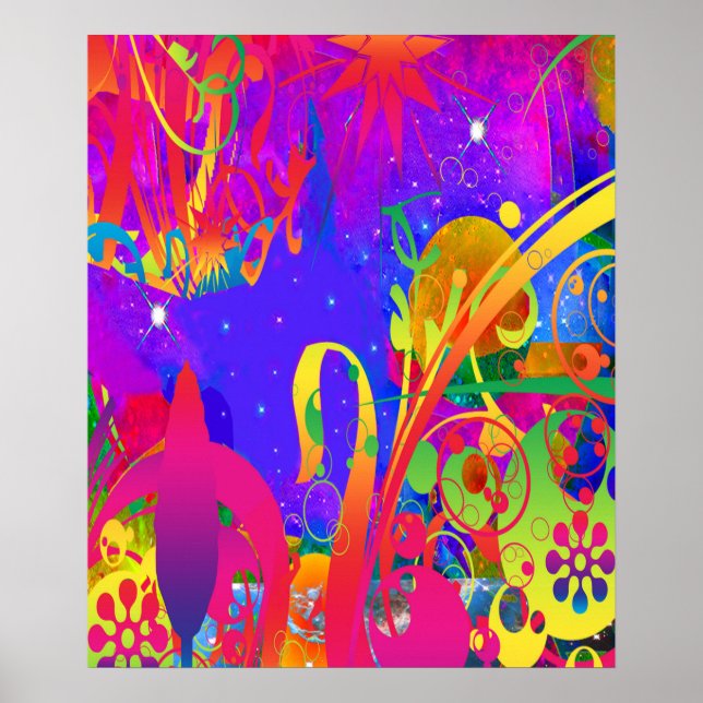 Magischer Sommergarten Poster (Vorne)