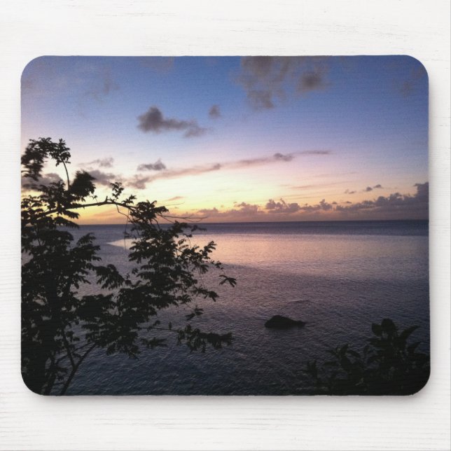 Magischer Sonnenuntergang Mousepad (Vorne)