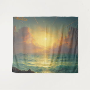 Magischer Sonnenuntergang Wandteppich