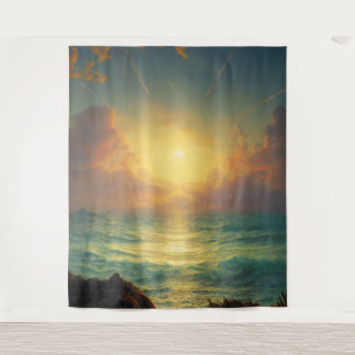 Magischer Sonnenuntergang Wandteppich