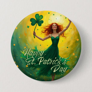 Magischer St. Patrick's Day Button