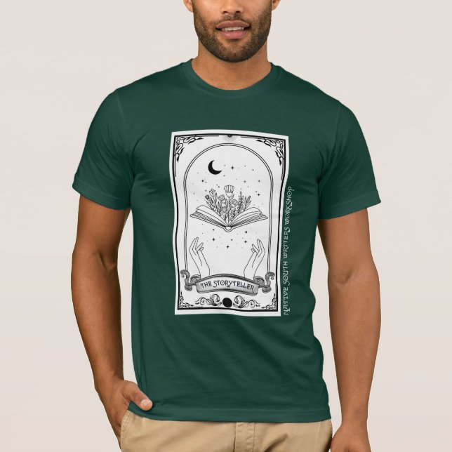 Magischer T - Shirt finden - Dunkelgrün (Vorderseite)