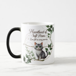Magischer Tabby Moment - Herzschlag weicher Pfoten Verwandlungstasse