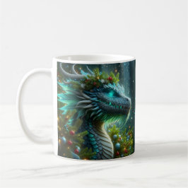 Magischer Türkischer Weihnachtsdrache Kaffeetasse