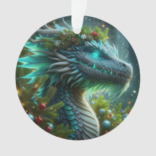 Magischer Türkischer Weihnachtsdrache Ornament