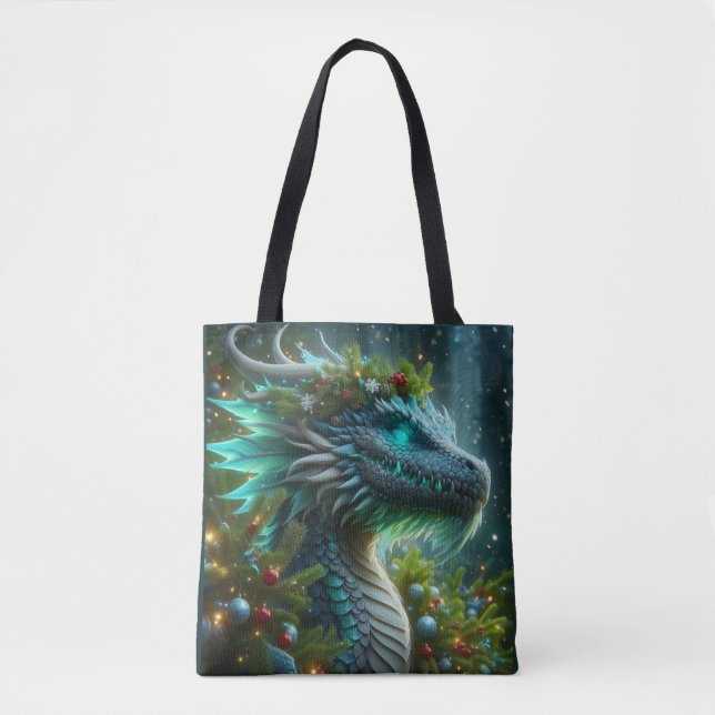 Magischer Türkischer Weihnachtsdrache Tasche (Vorderseite)