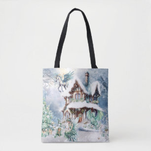 Magischer und verspielter Weihnachtsfee Tasche