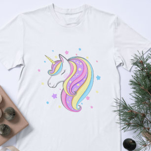 Magischer Unicorn Grafik-T - Shirt
