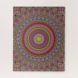 Magischer verzierter GartenMandala