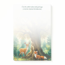 Magischer Wald Golden Tree Deer Fox