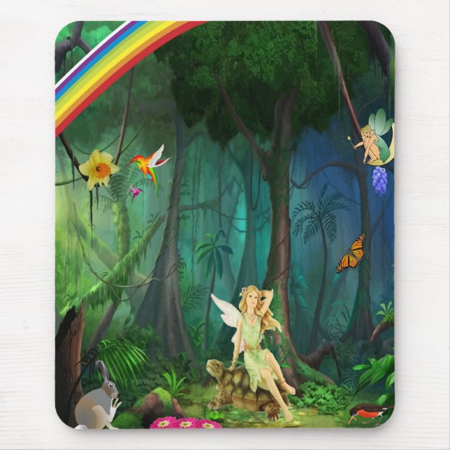 Magischer Wald Mousepad (Vorne)