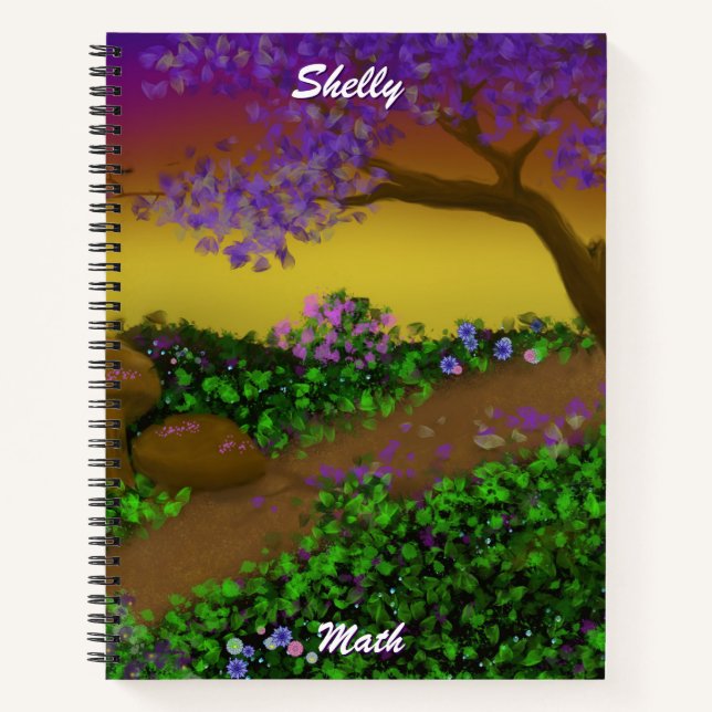 Magischer Wald Notizbuch (Vorderseite)