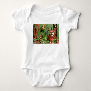 Magischer Wald - Waldtiere Baby Strampler