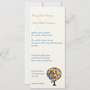 Magischer Waldkreis der Liebe Hochzeitseinladungen Einladung