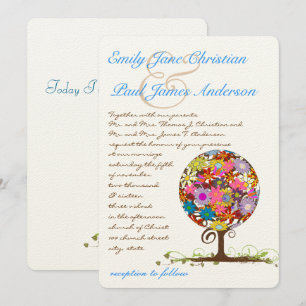 Magischer Waldkreis der Liebe Hochzeitseinladungen Einladung