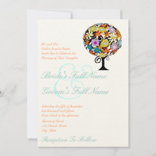 Magischer Waldkreis der Liebe Hochzeitseinladungen Einladung