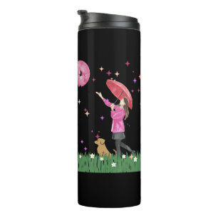 Magischer Wasserfarben-Thermal-Edelstahl-Becher Thermosbecher