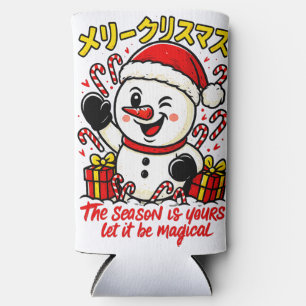 Magischer Weihnachts-Schneemann-Kühltasche Selters Dosenkühler