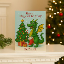 Magischer Weihnachtsdrache