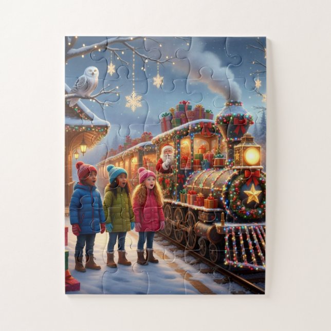 Magischer Weihnachtszug (Vertikal)