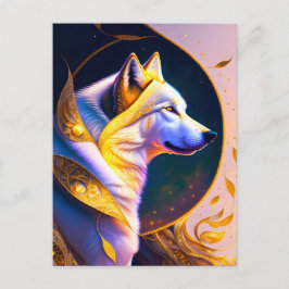 Magischer Wolf, Postkreuz Postkarte